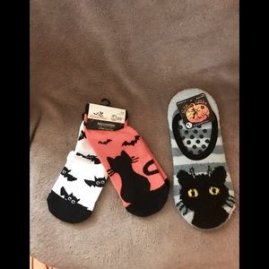 Cats and Bats Halloween Socks and Liners!